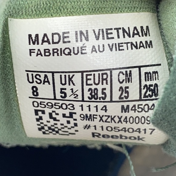 Reebok CR5FT CF.0021 Green/White Crossfit Training Shoes Women's Size 8 - Picture 11 of 11